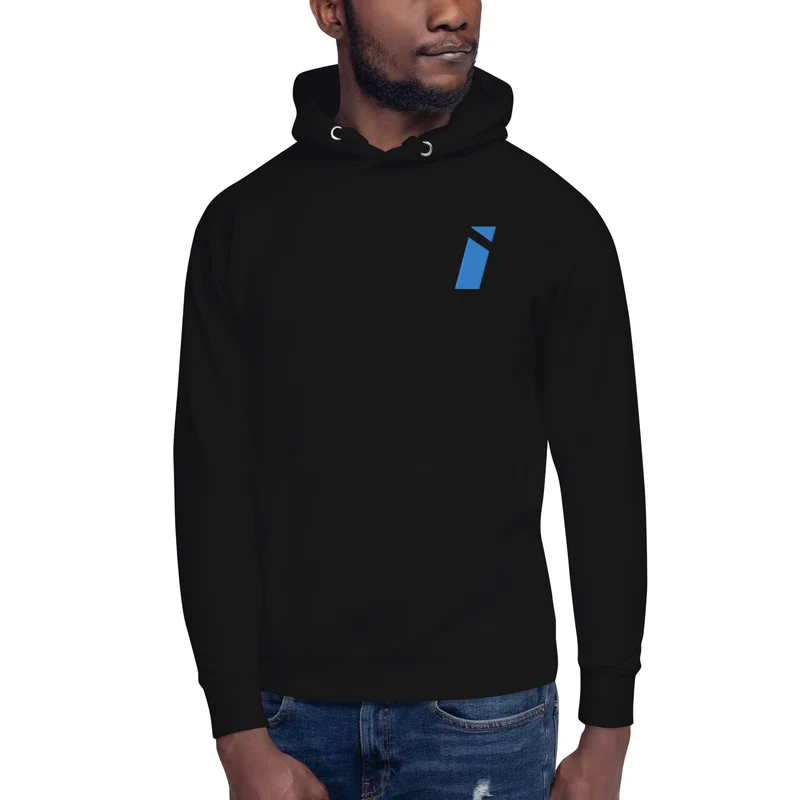 IDEAL Electrical Embroidered Premium Hoodie with Blue Brand Mark (Unisex)