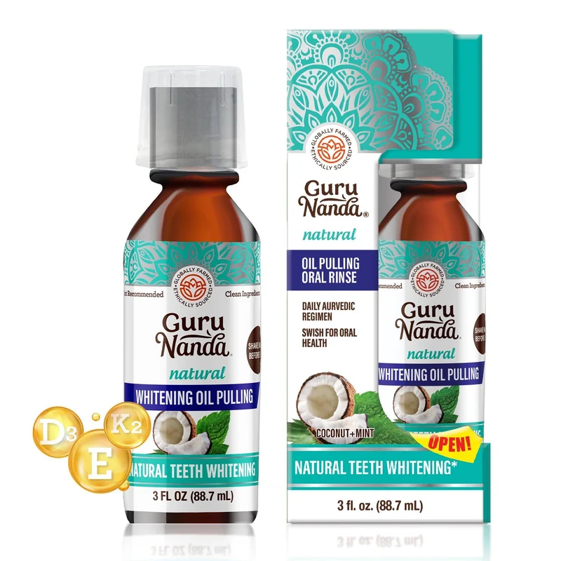 COCONUT MINT PULLING OIL +7 ESSENTIAL OILS & VITAMINS D3, E, K2- 3 OZ. (12/Case)