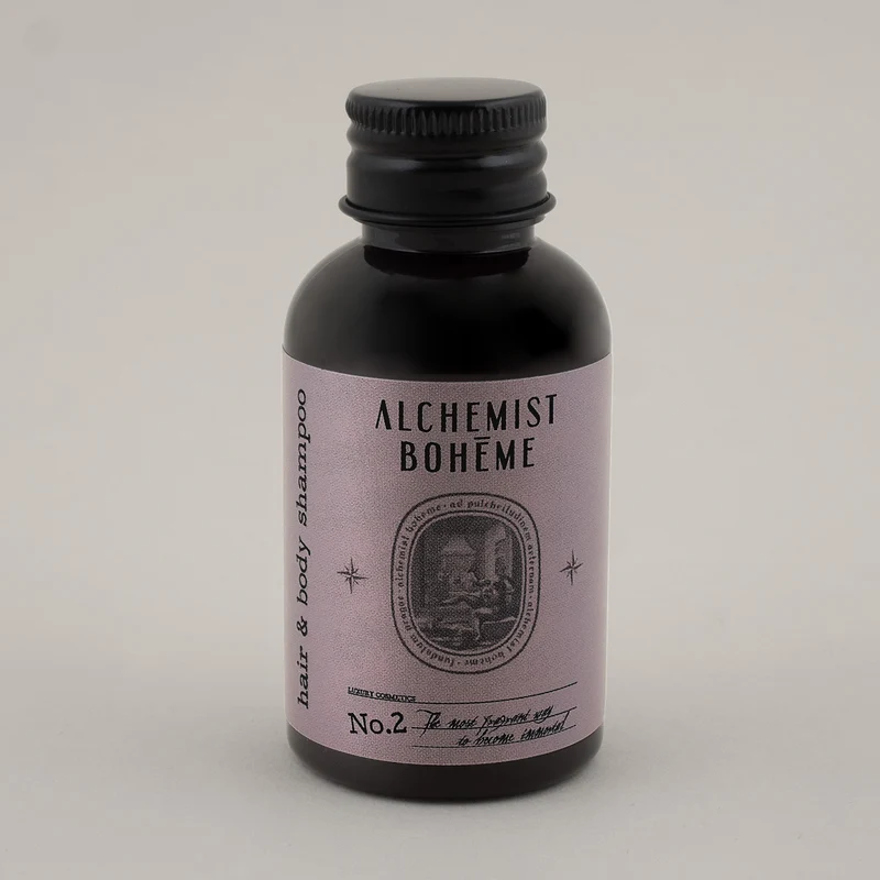 Přírodní vlasový a tělový šampon Alchemist Bohéme Parfém No. 2 - 40 ml