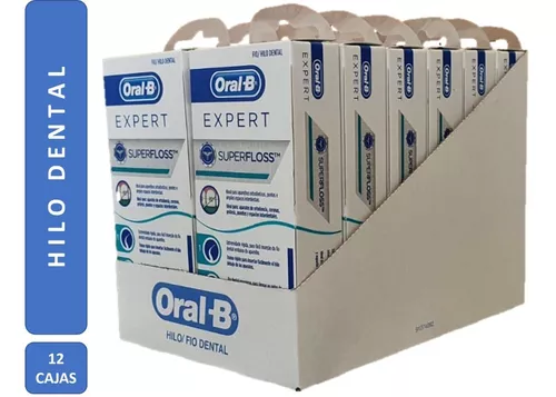 HILO DENTAL SUPERFLOSS Oral B Caja Master 12 super floss