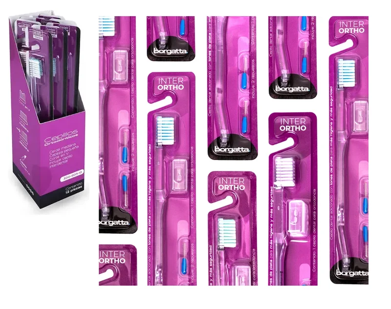 CAJA DE CEPILLOS INTERORTHO TEENS C/12 Borgatta