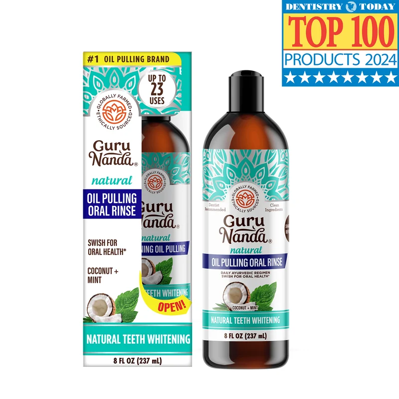 COCONUT MINT PULLING OIL +7 ESSENTIAL OILS & VITAMINS D3, E, K2- 8 OZ. (12/Case)