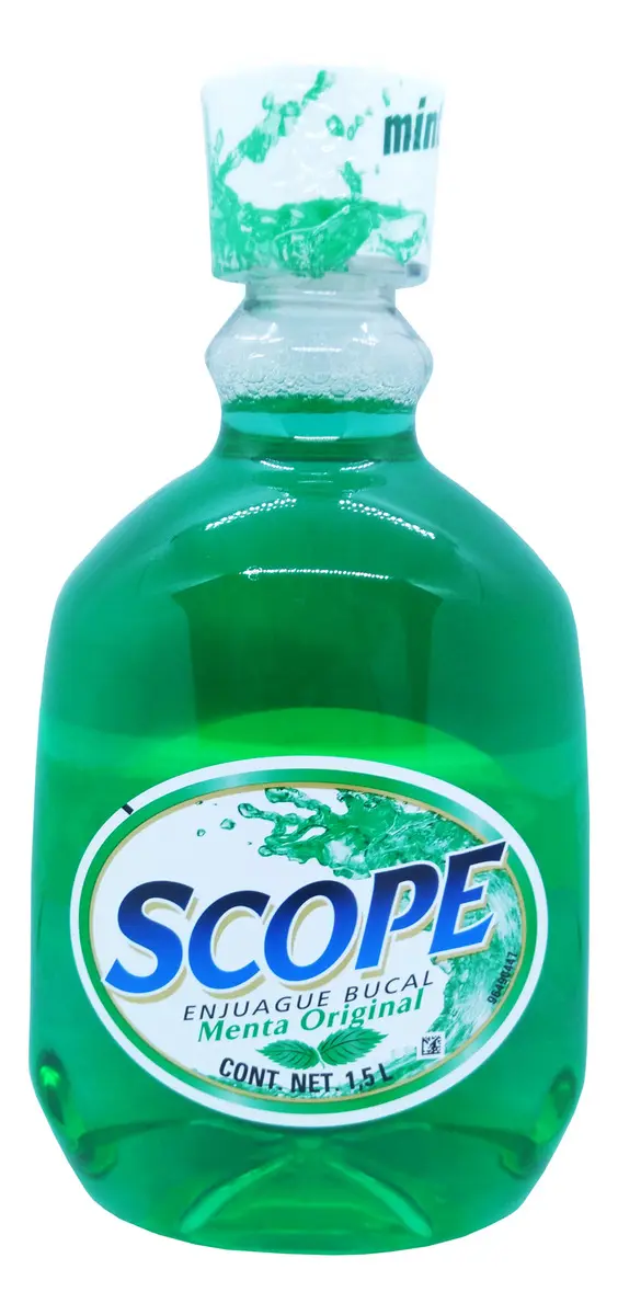 Enjuague Bucal Scope Menta Original De 1.5 Litros