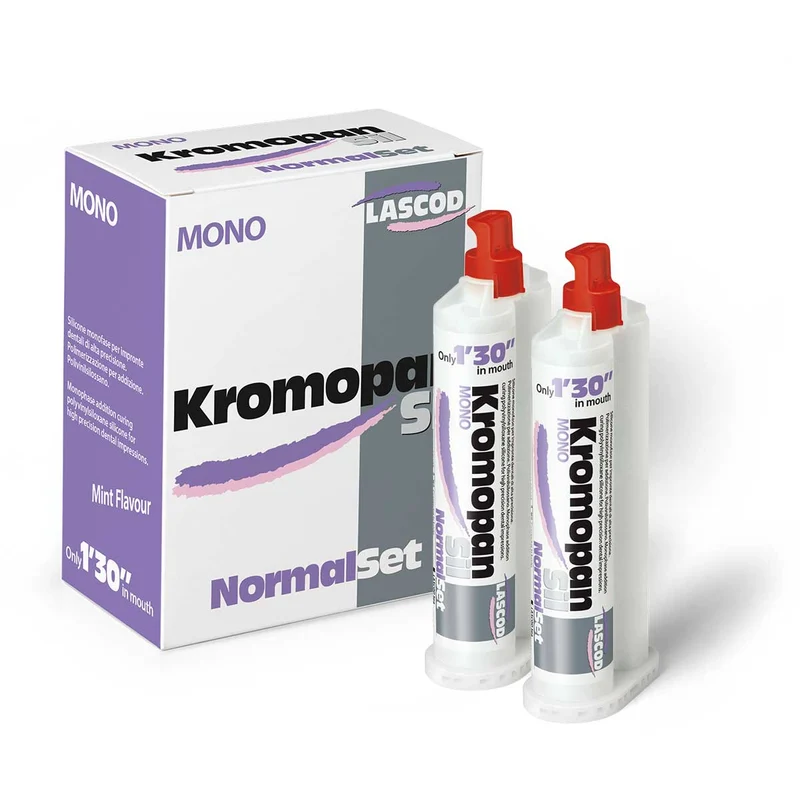 Silicona Ligera Regular Normal Dental Kromopan Sil Cartuchos