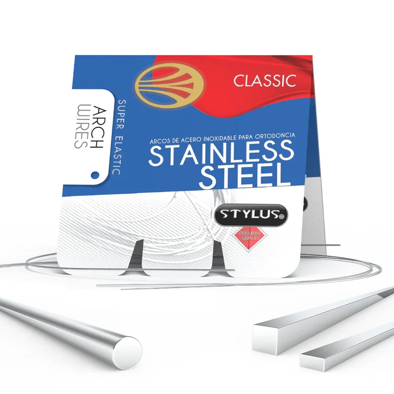 Arcos Acero Ortodoncia Dental Classic Stylus stainless Steel C/10