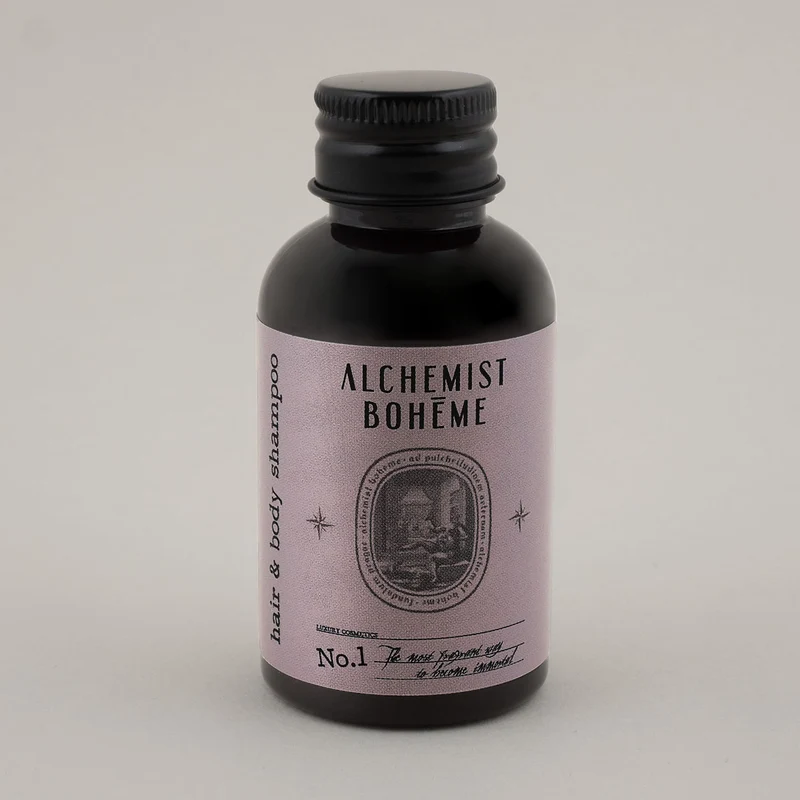 Přírodní vlasový a tělový šampon Alchemist Bohéme Parfém No. 1 - 40 ml