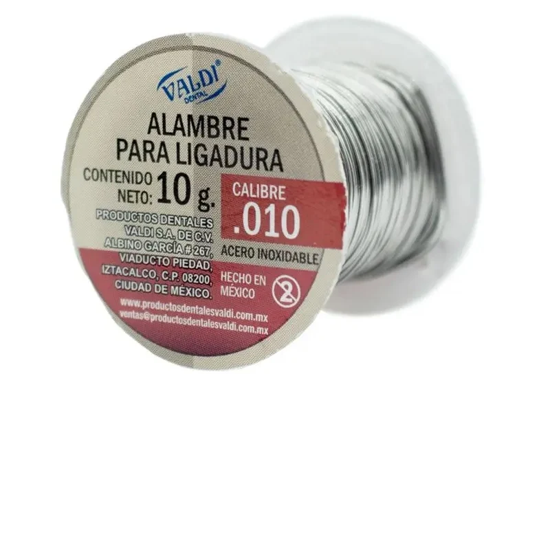 Rollo Ligadura Metalica Alambre Ortodoncia 10g