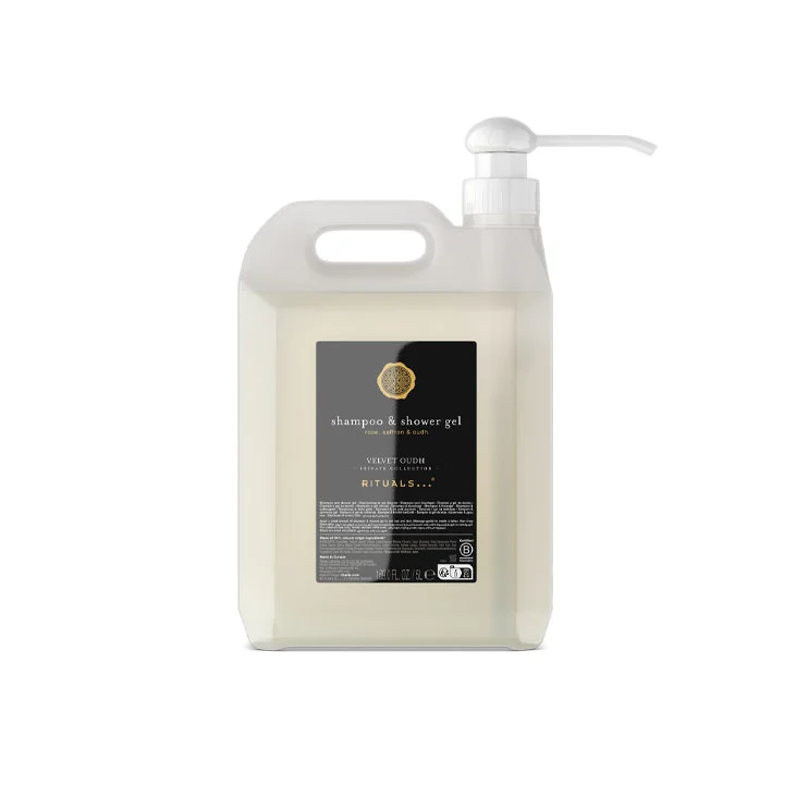 Vlasový a tělový šampon Velvet Oudh k doplnění - 5L
