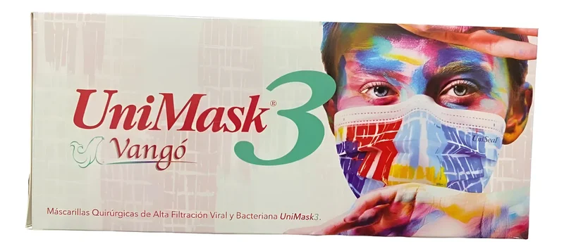 cubrebocas unimask 3 multicolor