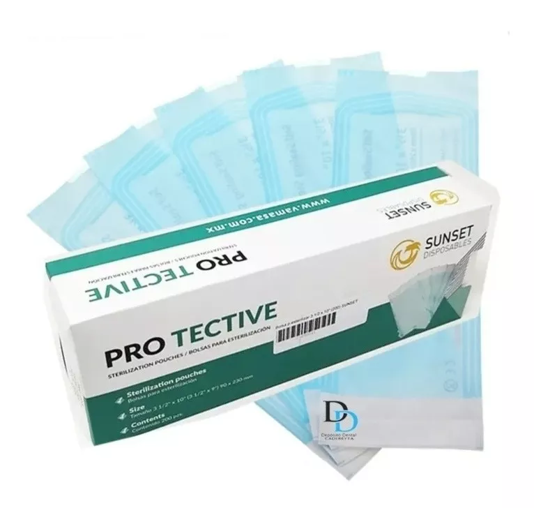 BOLSA PARA ESTERILIZARA AUTOSELLABLE 9*23CM 200 pz