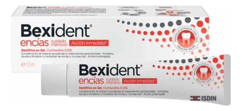 Pasta Dental Bexident Encías Cuidado Intensivo Clorhexidina .12%
