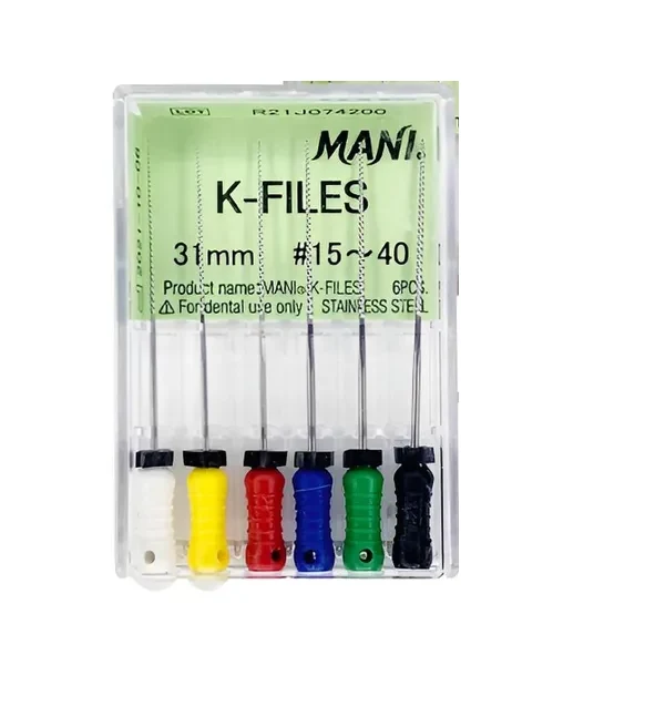 Limas Mani K-Files Largas 31mm