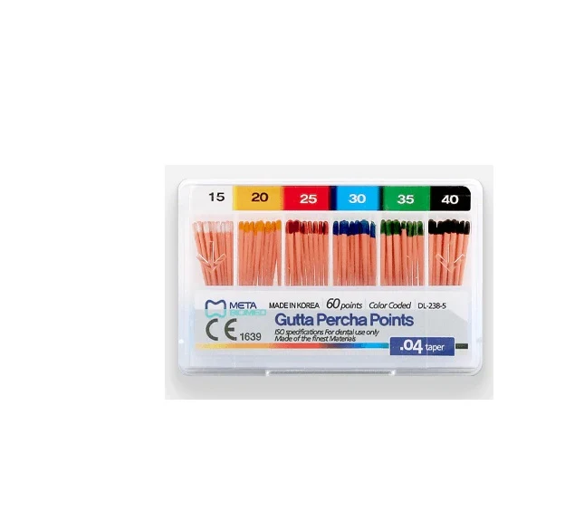 Puntas Gutta Percha Points Meta Biomed Taper .04