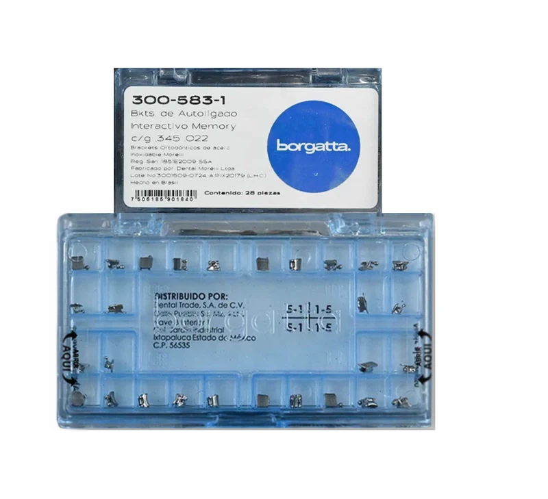 bracket autoligado interactivo Memory Roth .022 borgatta