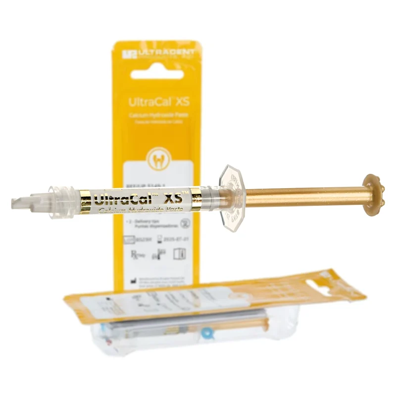Jeringa UltraCal XS Ultradent Hidróxido de Calcio al 35% + 2 Puntas