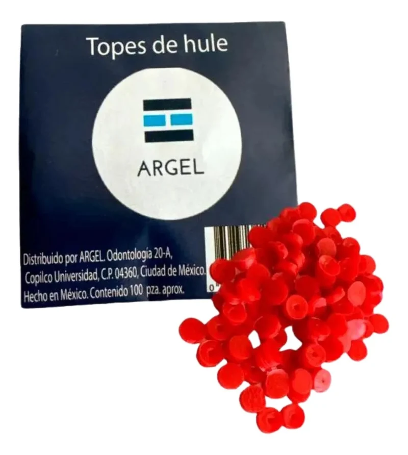 Topes Silicon Para Endodoncia Dental Con Guia C/100