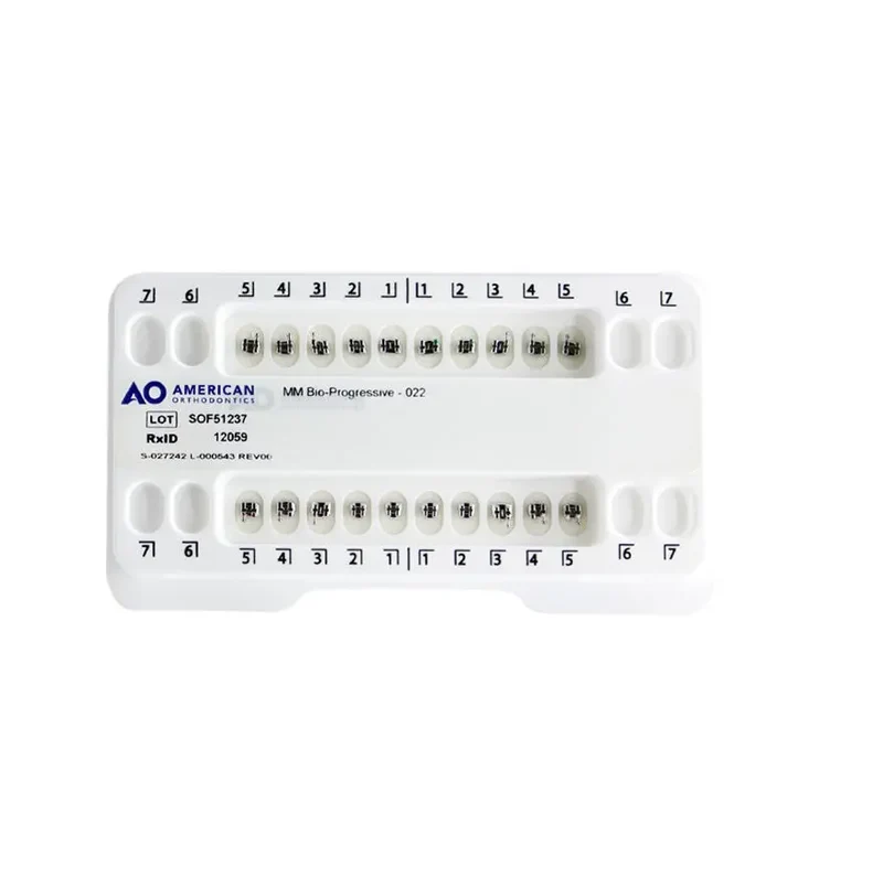 BRACKETS MINI BIO PROGRESIVO RICKET .022 AO