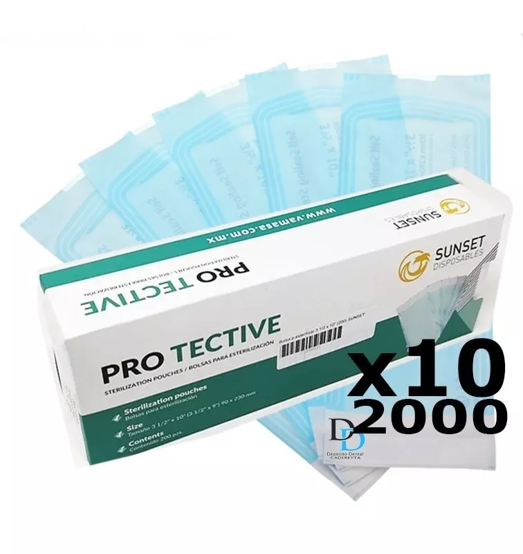 BOLSA PARA ESTERILIZARA AUTOSELLABLE 9*23CM Caja Master 2000pz