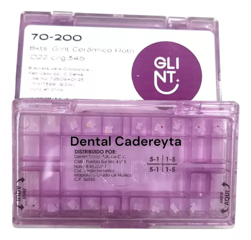 BRACKETS GLINT CERAMICOS ROTH .022 Borgatta