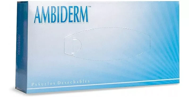 Caja De Pañuelo Facial Blanco Ambiderm C/180 Piezas