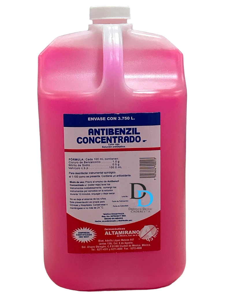 DESINFECTANTE ANTIBENZIL CONCENTRADO ROJO Jabon