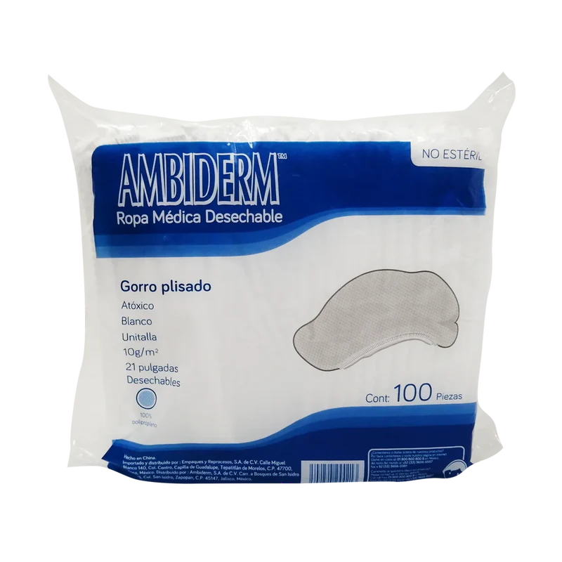 GORRO PLISADO cofia Ambiderm