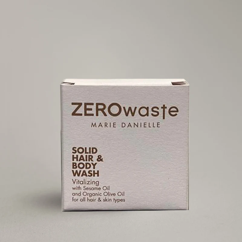 Tuhý šampon na vlasy a tělo Zerowaste 15g