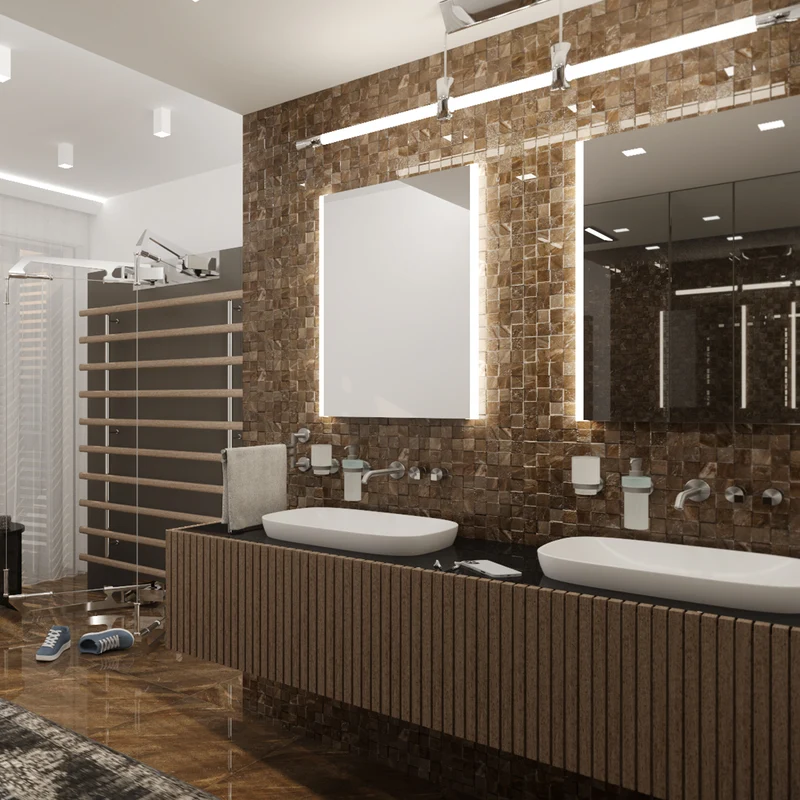 LED zrcadlo 600x800 s dotykovým senzorem