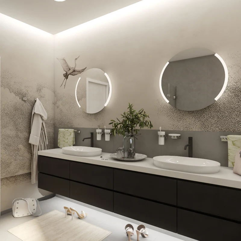 LED zrcadlo 600x600